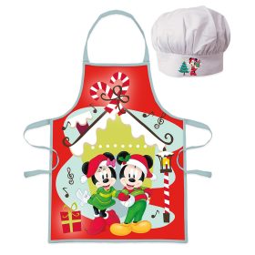   Minnie egér and Mickey Karácsonyi gyerek kötény 2 darabos szett