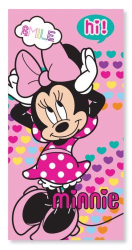 Minnie egér Hearts fürdőlepedő, törölköző 70x137 cm (Fast Dry)