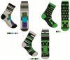 Minecraft zokni, 35-38, 3 pár/csomag