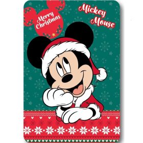 Mickey egér Festive Karácsony polár takaró 100x140cm