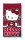 Hello Kitty Cutie Style fürdőlepedő, strand törölköző 70x140cm (Fast Dry)