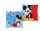 Mickey egér Timeless párna, díszpárna 38 cm Velúr