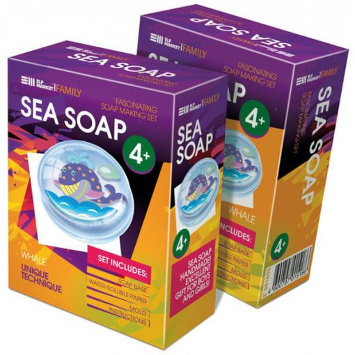 Szappankészítő készlet, Sea Soap, Bálna, 4+