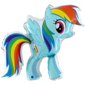 Én kicsi pónim Rainbow Dash fólia lufi 84 cm