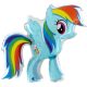 Én kicsi pónim Rainbow Dash fólia lufi 84 cm