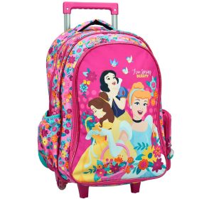 Hercegnők Spring gurulós iskolatáska, táska 46 cm