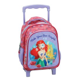   Hercegnők Ariel Fairytale gurulós ovis hátizsák, táska 30 cm