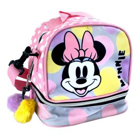 Minnie egér Pretty in Pink thermo uzsonnás táska 21 cm