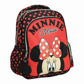 Minnie egér Red Dots iskolatáska, táska 42 cm