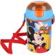 Mickey egér Color Flow műanyag szívószálas kulacs akasztóval 450 ml