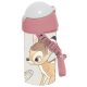 Bambi Cute műanyag szívószálas kulacs akasztóval 500 ml