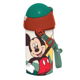   Mickey egér Nature műanyag szívószálas kulacs akasztóval 500 ml