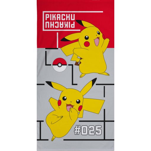 Pokémon törölköző, strand törölköző Pikachu 70x140 cm