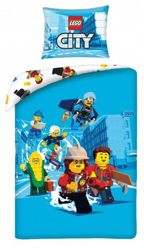 Lego City ágyneműhuzat 140x200 cm