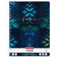 Herlitz spirál füzet A/4, kockás, 80 lapos, Batik Fearless, kék-zöld