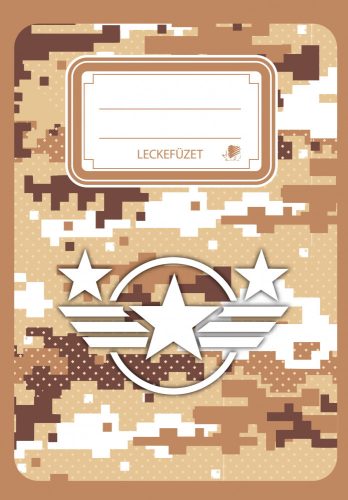 Military füzet A/5, 34 lap lecke, ICO