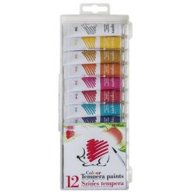 Tempera készlet, 12x12ml, Süni