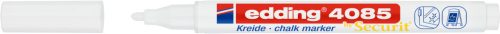 Krétamarker (folyékony kréta), 2-3 mm, EDDING 4085, fehér