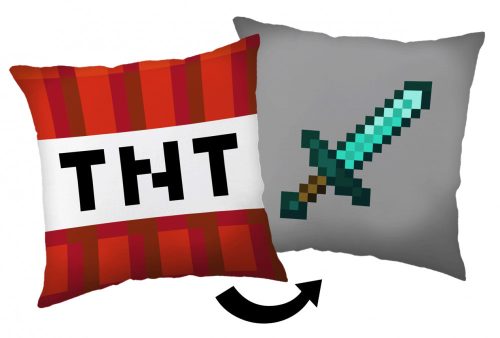 Minecraft TNT Sword párna, díszpárna 40x40 cm