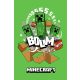 Minecraft Boom Creeper szuper puha polár takaró 100x150cm