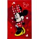 Minnie egér Pretty in red kéztörlő, arctörlő, törölköző 30x50cm