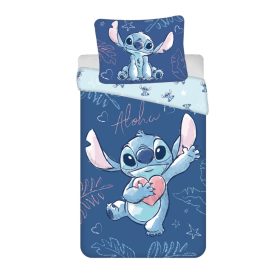   Lilo és Stitch, A csillagkutya Aloha Blue ágyneműhuzat 140×200cm, 70×90 cm
