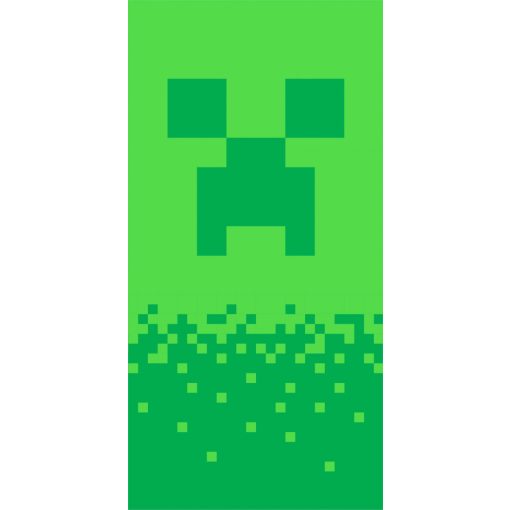 Minecraft törölköző, strand törölköző Digital Creeper 70x140 cm