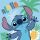 Lilo és Stitch Ananas kéztörlő, arctörlő, törölköző 30x30cm