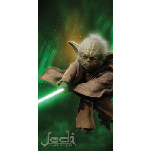 Star Wars fürdőlepedő, törölköző 70*140 cm, Yoda