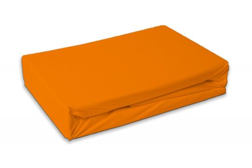 Narancssárga gumis lepedő 160x200 cm
