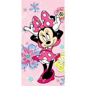   Minnie egér Pink Bow fürdőlepedő, strand törölköző 70x140cm