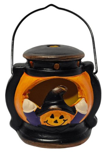 Töklámpás, mini, kerámia, kb. 6,5x7cm