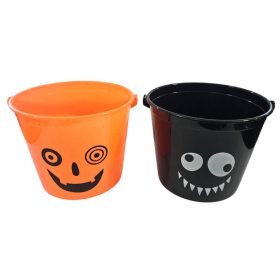 Halloween műanyag vödör, kétféle