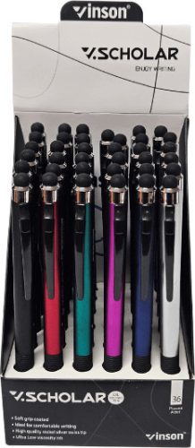 Golyóstoll, touch pen (érintős toll), Vinson Scholar, többféle szín