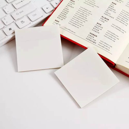 Öntapadós jegyzettömb, átlátszó Post-It