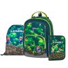Minecraft mintás ergonomikus hátizsák, iskolatáska tolltartóval és tornazsákkal, OXY GO Playworld