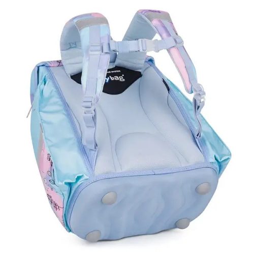 Kolibri mágneszáras ergonomikus iskolatáska tolltartóval és tornazsákkal, Premium Light, lila