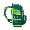 Minecraft mintás csatos iskolatáska szett tolltartóval és tornazsákkal, PlayWorld, zöld
