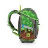 Minecraft csatos iskolatáska szett tolltartóval és tornazsákkal, PlayWorld, szürke-zöld