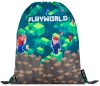 Minecraft mintás mágneszáras ergonómikus iskolatáska tolltartóval és tornazsákkal, Premium Light, Playworld
