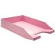 Irattartó tálca A/4, PASTELINI, pasztell rózsaszín