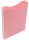 Műanyag, nyitott füzetbox, A/4, PASTELINI, rózsaszín