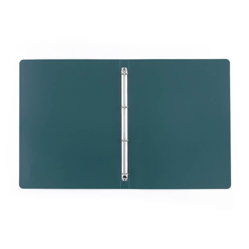 Műanyag gyűrűskönyv A/4, 4 gyűrűs, VERDE, mélyzöld