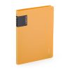 Műanyag gyűrűskönyv A/4, 4 gyűrűs, VERDE, mustársárga