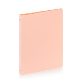   Műanyag gyűrűskönyv A/4, 4 gyűrűs, PASTELINI, pasztell barack