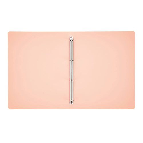 Műanyag gyűrűskönyv A/4, 4 gyűrűs, PASTELINI, pasztell barack