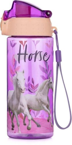 Lovas kulacs, 500 ml, BPA mentes, lila