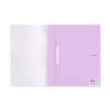Gyorsfűző, PVC, A/4, PASTELINI, pasztell lila