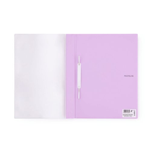 Gyorsfűző, PVC, A/4, PASTELINI, pasztell lila