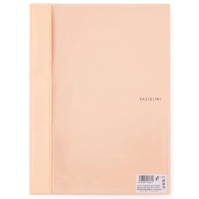 Gyorsfűző, PVC, A/4, PASTELINI, pasztell barack